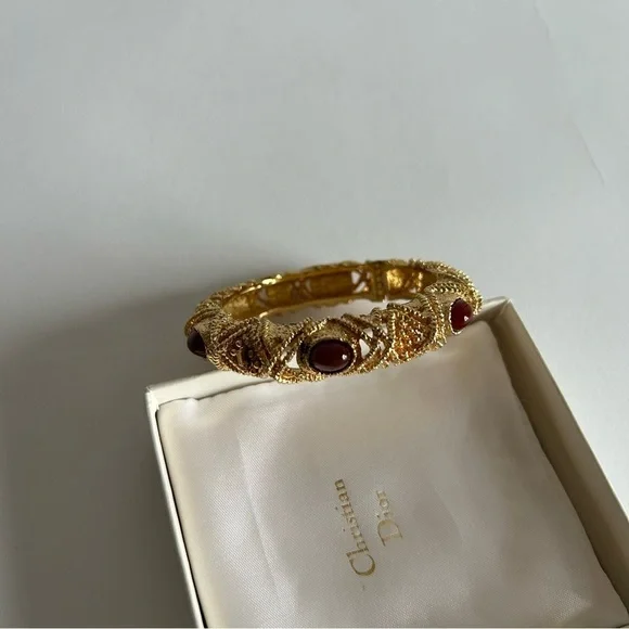 Vintage Christian Dior Henkel Grosse 60's Bangle Bracelet - Picture 4 of 10